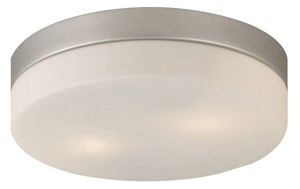 GLOBO 48402 OPAL stropní svítidlo D240mm 2xE27 matný nikl, opál