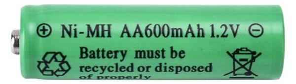 Globo 3300-2E dobíjecí baterie do solárních svítidel Ni-Mh 1,2V, AA 600mAh, 2 ks v blistru