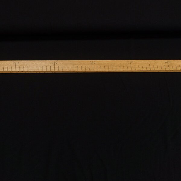 Směsový úplet UNI 2550 4002, jednobarevný černý, š.180cm (látka v metráži)