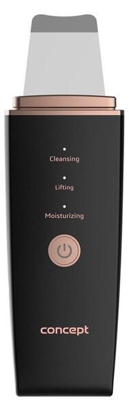 Concept PO2060 - Kosmetická ultrazvuková špachtle PERFECT SKIN 3,5W/5V USB černá