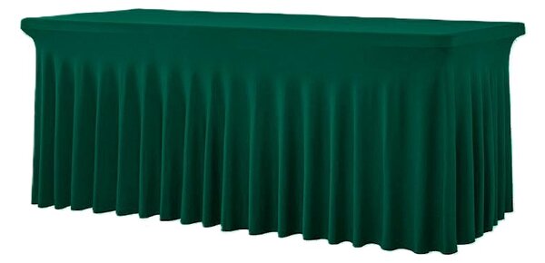 TENTino Elastický potah SKIRTING na skládací stůl 180-183x76 cm VÍCE BAREV Barva ubrusu: ČERVENÁ / RED