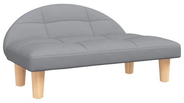 Pelíšek pro psy světle šedý 70 x 52 x 30 cm textil 171933