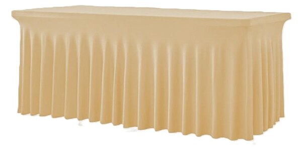TENTino Elastický potah SKIRTING na skládací stůl 180-183x76 cm VÍCE BAREV Barva ubrusu: ČERVENÁ / RED