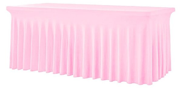 TENTino Elastický potah SKIRTING na skládací stůl 180-183x76 cm VÍCE BAREV Barva ubrusu: ČERVENÁ / RED