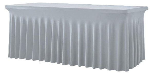 TENTino Elastický potah SKIRTING na skládací stůl 180-183x76 cm VÍCE BAREV Barva ubrusu: ČERVENÁ / RED