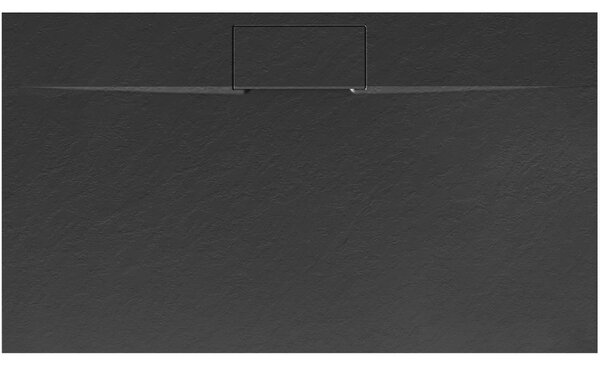 Rea Bazalt Long, SCM obdélníková sprchová vanička 120x80 cm, černá, REA-K3324