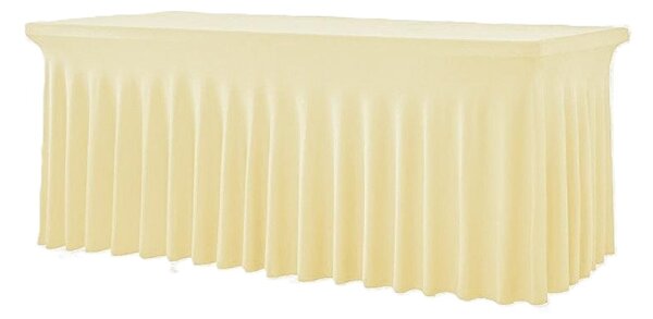 TENTino Elastický potah SKIRTING na skládací stůl 180-183x76 cm VÍCE BAREV Barva ubrusu: ČERVENÁ / RED