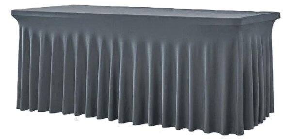 TENTino Elastický potah SKIRTING na skládací stůl 180-183x76 cm VÍCE BAREV Barva ubrusu: ČERVENÁ / RED