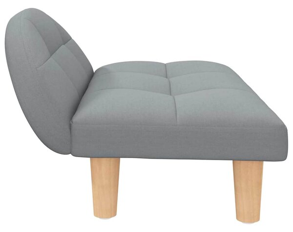 Pelíšek pro psy světle šedý 70 x 52 x 30 cm textil 171933