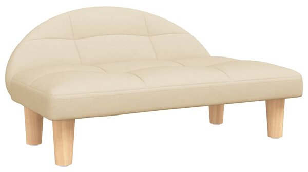 Pelíšek pro psy krémový 70 x 52 x 30 cm textil 171932