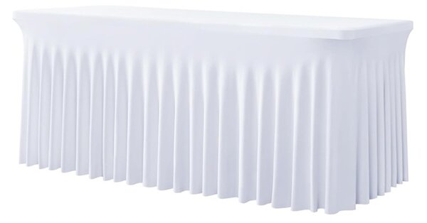 TENTino Elastický potah SKIRTING na skládací stůl 180-183x76 cm VÍCE BAREV Barva ubrusu: ČERVENÁ / RED