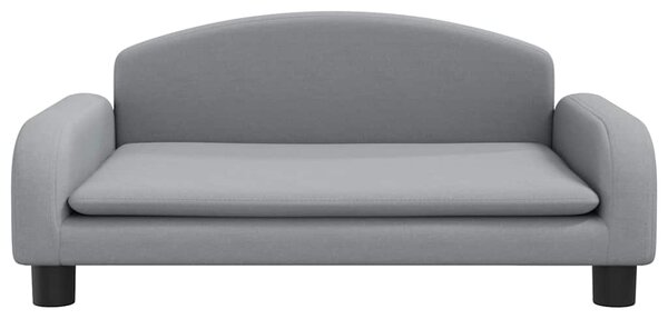 Pelíšek pro psy světle šedý 70 x 45 x 30 cm textil 171960