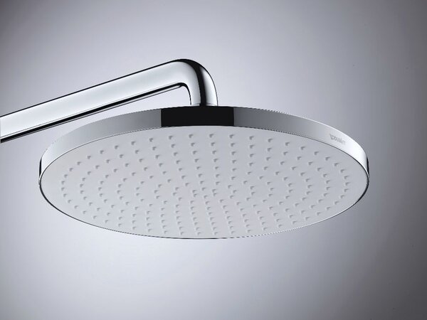 Duravit C.1 sprchová sada na stěnu s dešťovou sprchou chrom C14280007010