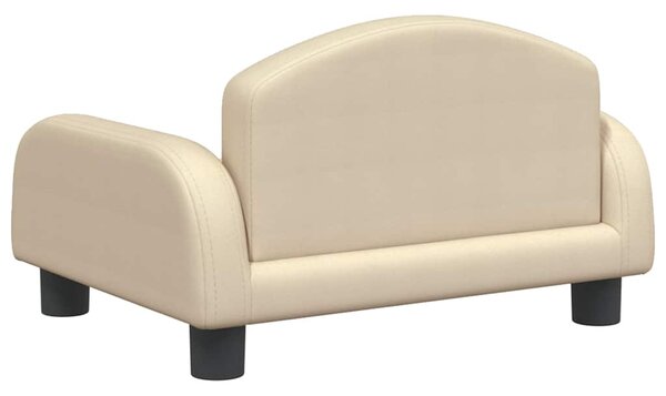 Pelíšek pro psy krémový 50 x 40 x 30 cm textil 171970