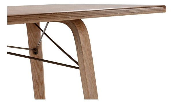 Jídelní stůl s deskou v dubovém dekoru 90x180 cm Lujan – MOME