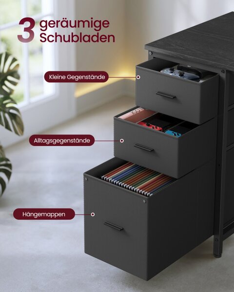 Rohový pracovní stůl s LED diodou LWD162B101