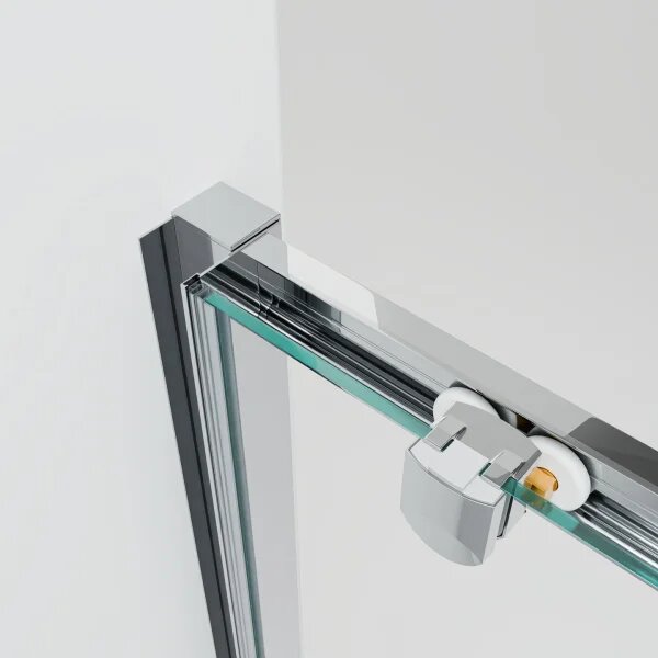 NICOL COMBI Chrom 120x80 čiré Sprchový kout s posuvnými dveřmi