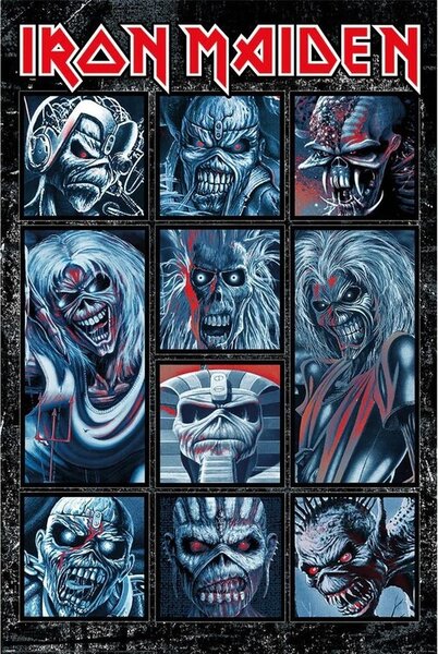 Plakát, Obraz - Iron Maiden - Ten Eddies