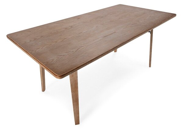 Jídelní stůl s deskou v dubovém dekoru 90x180 cm Lujan – MOME