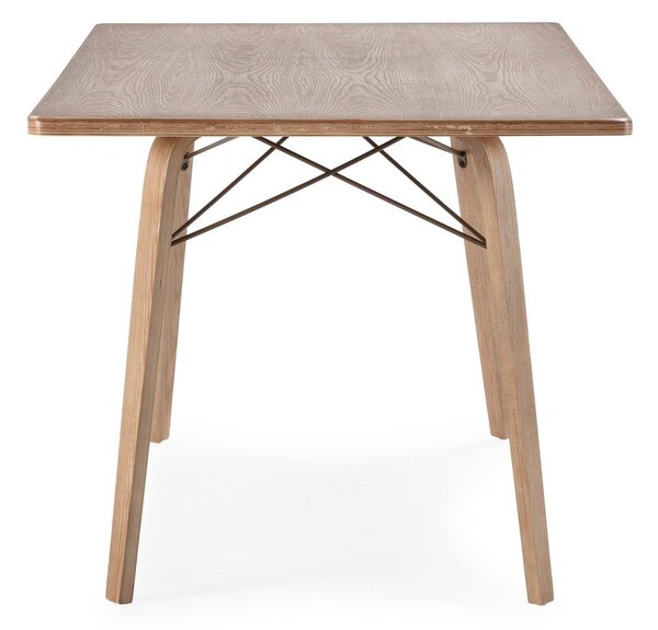 Jídelní stůl s deskou v dubovém dekoru 90x180 cm Lujan – MOME