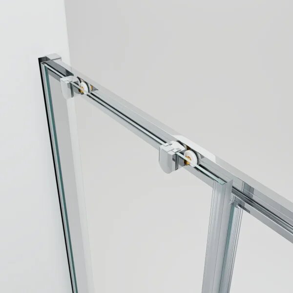 NICOL COMBI Chrom 120x80 čiré Sprchový kout s posuvnými dveřmi