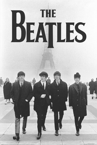 Plakát, Obraz - The Beatles - Eiffel Tower