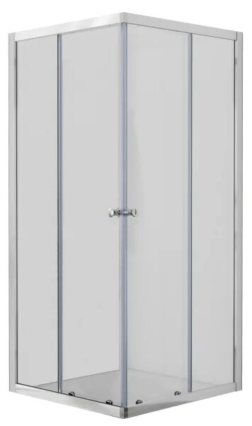 POINT Q 90x90 Clear Čtvercová sprchová zástěna