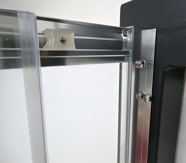 POINT 80x80/170 Clear Čtvrtkruhová sprchová zástěna snížená