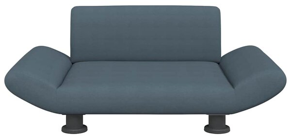 Pelíšek pro psy tmavě šedý 70 x 45 x 28 cm textil 171997