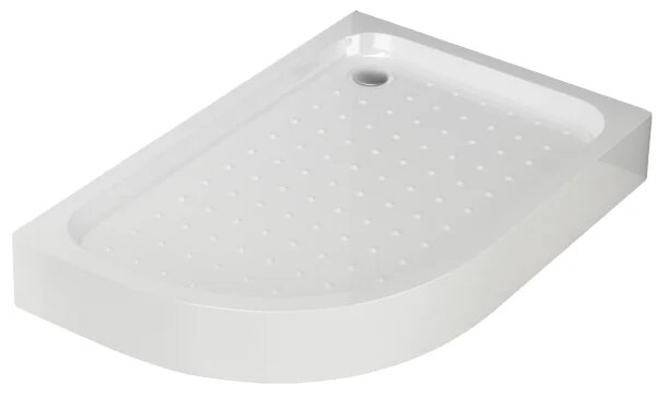 POINT AS LOR 100x80 Grape Pravý Asymetrický sprchový kout s akrylátovou vaničkou