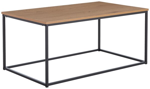 KONFERENČNÍ STOLEK, černá, barvy dubu, kov, kompozitní dřevo, 100/60/45 cm MID.YOU - Konferenční stolky, Online Only