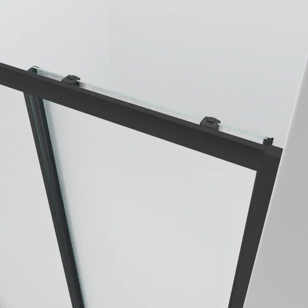NICOL COMBI Black 90x90 grape Sprchový kout s posuvnými dveřmi