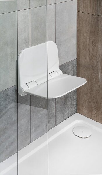 Aqualine Aqualine, DINO Koupelnové sedátko 37,5x29,5cm, sklopné, bílá, DI82