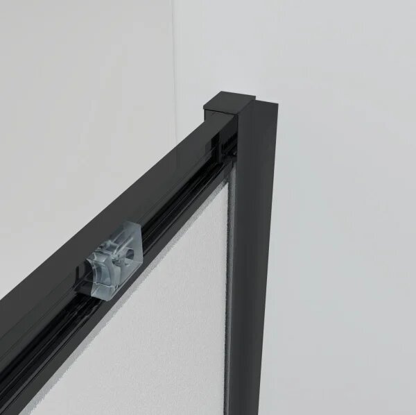 NICOL COMBI Black 90x90 grape Sprchový kout s posuvnými dveřmi