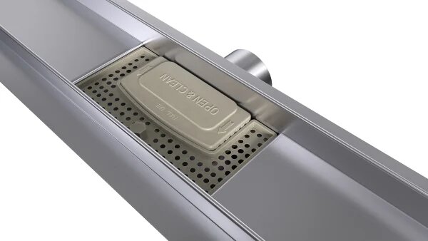 G-DRAINWELL 50 Chrom Odtokový podlahový žlab, řecko