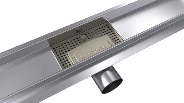 G-DRAINWELL 50 Chrom Odtokový podlahový žlab, řecko