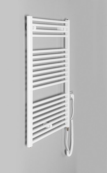 Aqualine Aqualine, DIRECT-E elektrické topné těleso, rovné, 600x960 mm, 400W, bílá, ILE96T