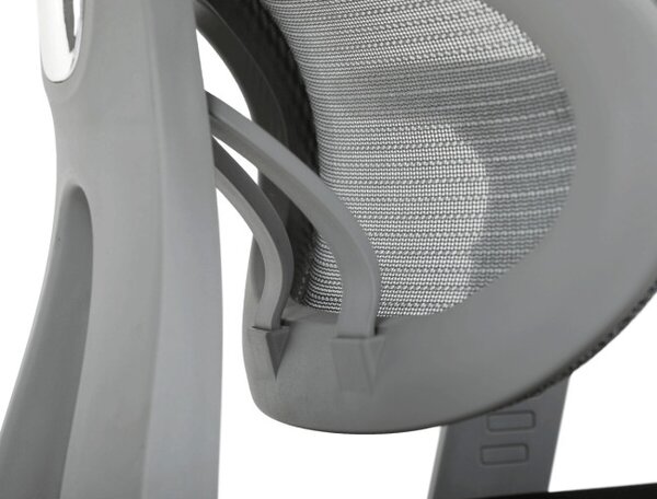 Kancelářská židle šedá KA-K2081 GREY