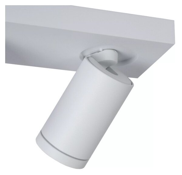 Lucide 09930/15/31 stropní bodové svítidlo 3x5W | LED GU10 | 3x320lm | 2200K/3000K | IP44 - žárovka je součástí balení, bílá, nastavitelné, stmívatelné, CCT