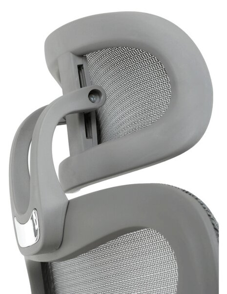 Kancelářská židle šedá KA-K2081 GREY