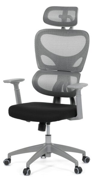 Kancelářská židle šedá KA-K2081 GREY