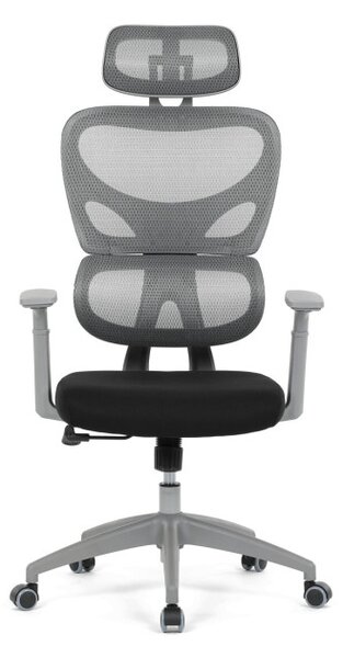 Kancelářská židle šedá KA-K2081 GREY