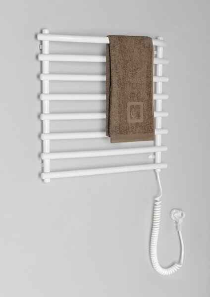 Aqualine Aqualine, Elektrický sušák ručníků, 570x465 mm, 72 W, bílý, SU110A