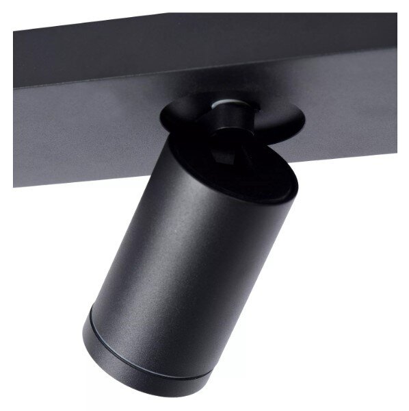 Lucide 09930/15/30 stropní bodové svítidlo 3x5W | LED GU10 | 3x320lm | 2200K/3000K | IP44 - žárovka je součástí balení, černá, nastavitelné, stmívatelné, CCT