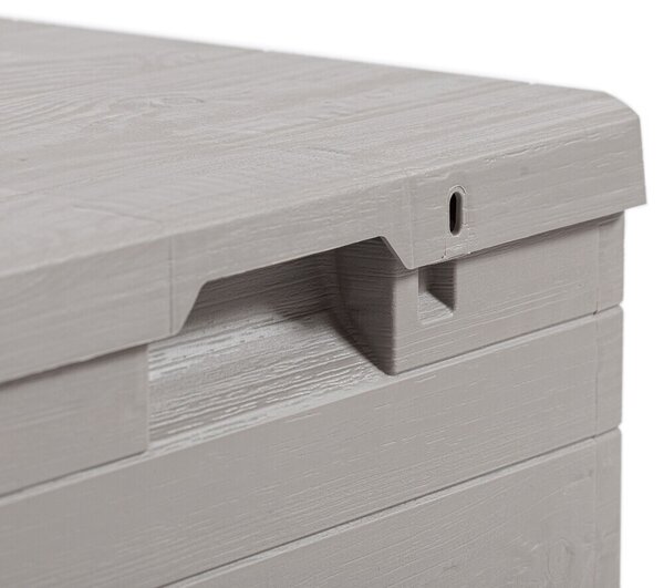 TOOMAX WOODYS zahradní plastový úložný box 90 L - světle šedá