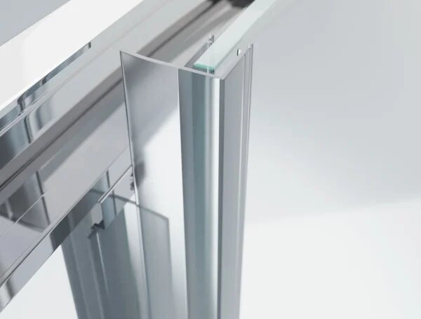 POINT SAP 100x80 Clear Asymetrický sprchový kout s vysokou vaničkou, pravé provedení