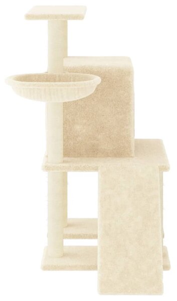 Škrabadlo pro kočky se sisalovými sloupky krémové 96,5 cm 172076