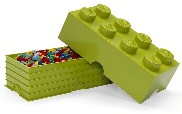 Světle zelený úložný box LEGO® Smart 25 x 50 cm