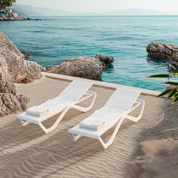 VONDOM Plastové zahradní lehátko LOVE
