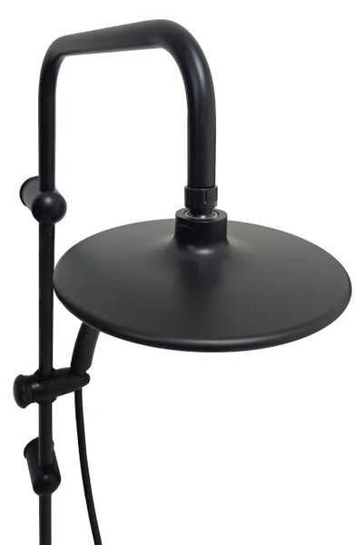 KREIS Black Sprchový set bez baterie - kulatý